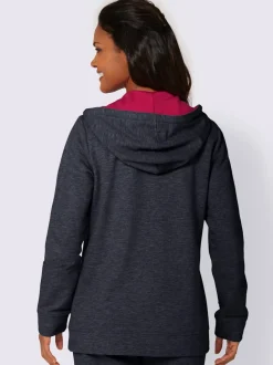 Veste zippée avec capuche et poches kangourou