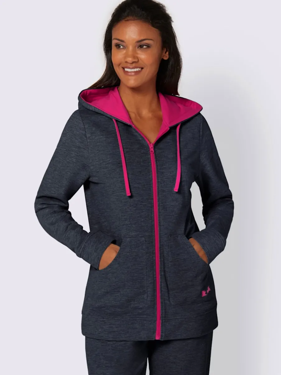 Veste zippée avec capuche et poches kangourou