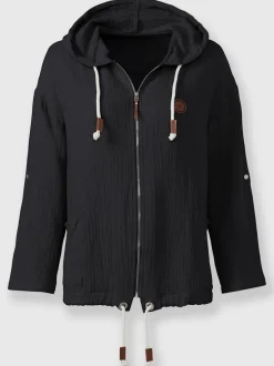 Vêtements décontractés avec capuche et poches pratiques
